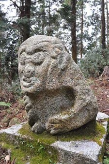 高取城跡猿石