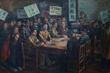 人民裁判の絵 