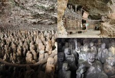 五百羅漢石仏（羅漢寺と羅漢寺探勝道）