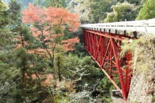 旧魚梁瀬森林鉄道施設　犬吠橋
