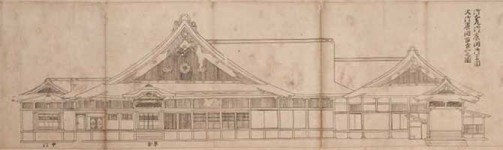 仙台城及び江戸上屋敷主要建物絵姿図