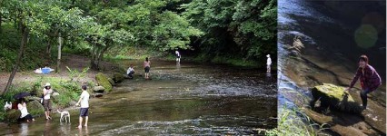 大谷渓谷(一目八景と深耶馬渓探勝道)