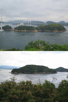 武志（務司）城跡と中渡（中途）城跡
