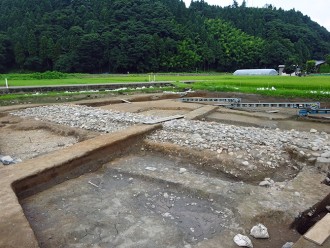「一乗の入江」の石遺構 