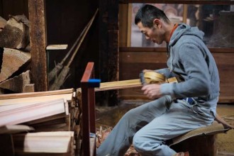 吉野の樽丸制作技術