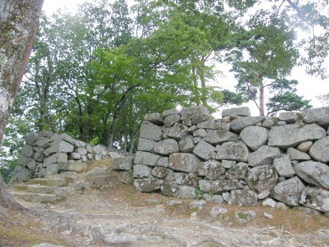 【津和野百景探訪３】津和野城出丸　　津和野百景図第二図　三本松城出丸