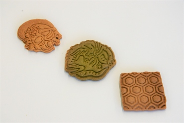龍田古道クッキー、「風神クッキー」「龍クッキー」、「亀の瀬クッキー」（3種） (ケーキ工房　菜の花)