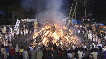 大崎八幡宮の松焚祭（どんと祭）　＜仙台市＞