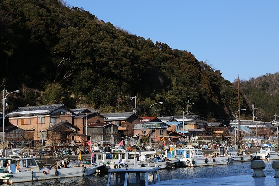 琵琶湖の漁船