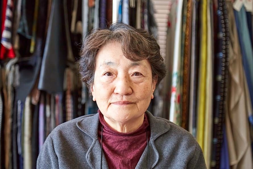 桐生織物協同組合の理事長も務める、小林当織物代表の小林雅子さん