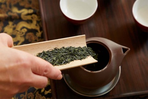 茶葉と急須