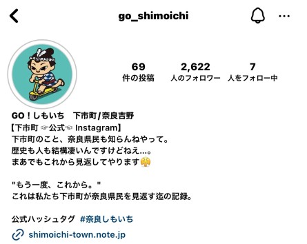 インスタグラムのプロフィール画像