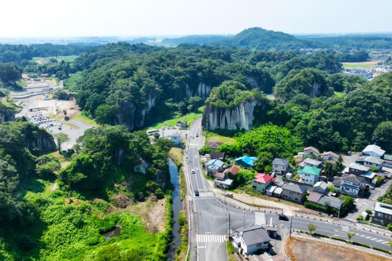 大谷地域（上空から）
