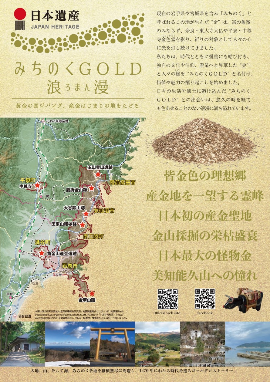 みちのくGOLD浪漫シンポジウム2025チラシ裏