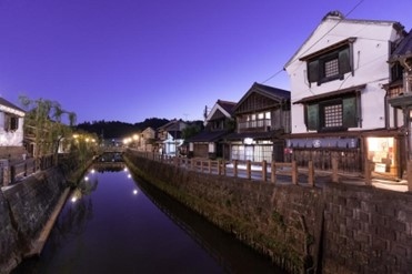 佐原の街並みと小野川（香取市）
