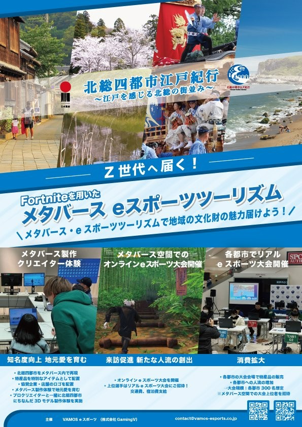 eスポーツツーリズムのチラシ
