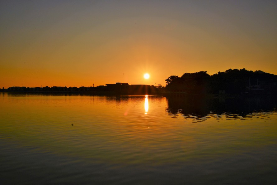 和歌の浦の夕日