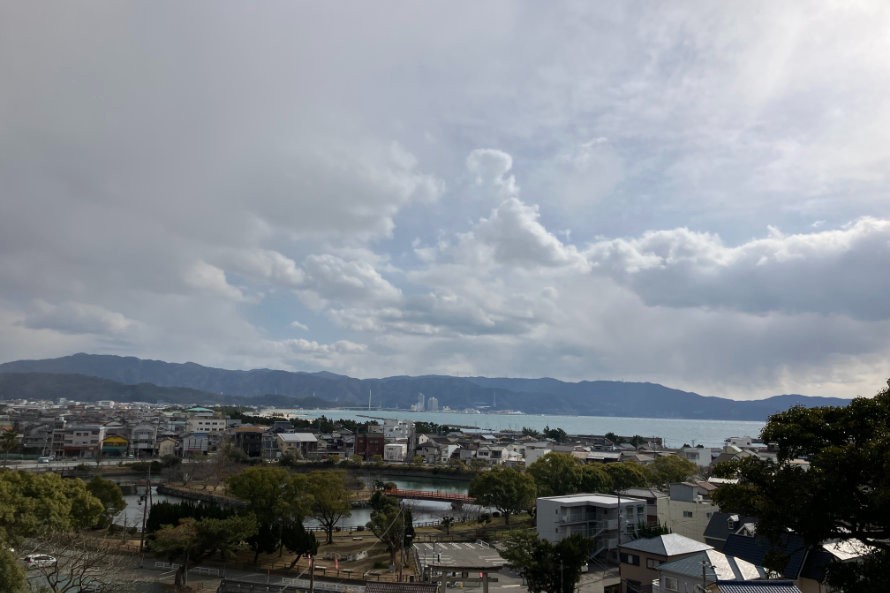 玉津島神社から望む幻想的な景色