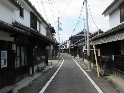 江戸時代の建物も残る湯浅重伝建地区の町並み