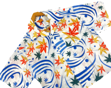 竜田川柄注染アロハ（てぬぐいCHILL)