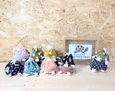 亀の巾着袋(ハンドメイドkamenose)