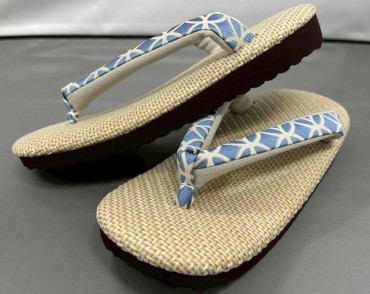 カジュアル雪駄 綾織シリーズ（わさびや）