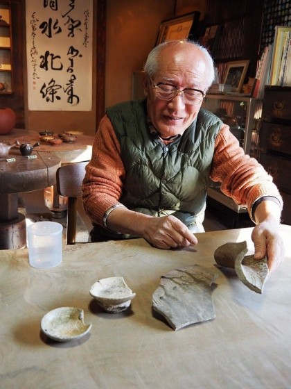 常滑で見つかった古い時代の陶片