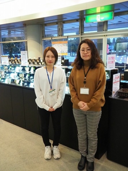 越前町商工観光課　山田さん（左）、谷口さん（右）