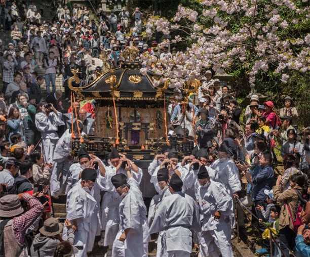 鹽竈神社の帆手祭・花祭