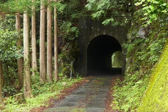旧魚梁瀬森林鉄道施設　オオムカエ隧道