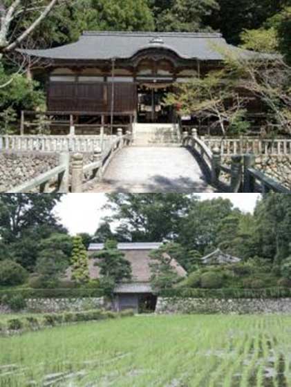 壬生の地域の中世城館群と春日神社