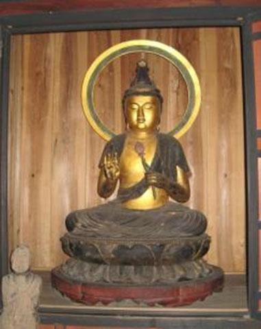 弘安寺・弘安寺銅造十一面観音及び脇侍不動明王・地蔵菩薩立像