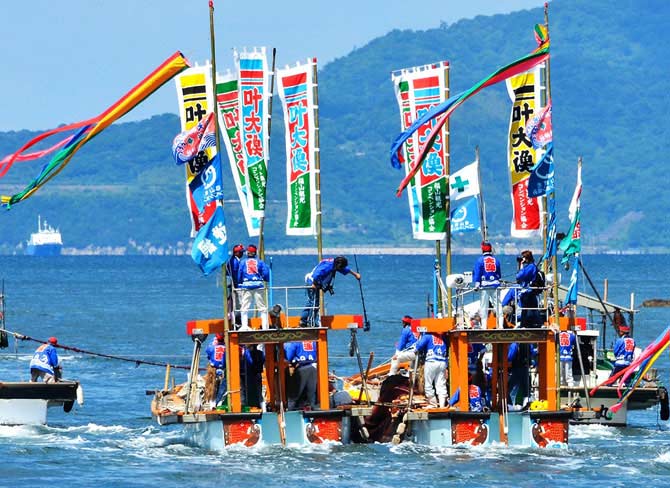 鞆の浦鯛しばり網漁法