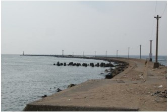 三国港（旧阪井港）突堤