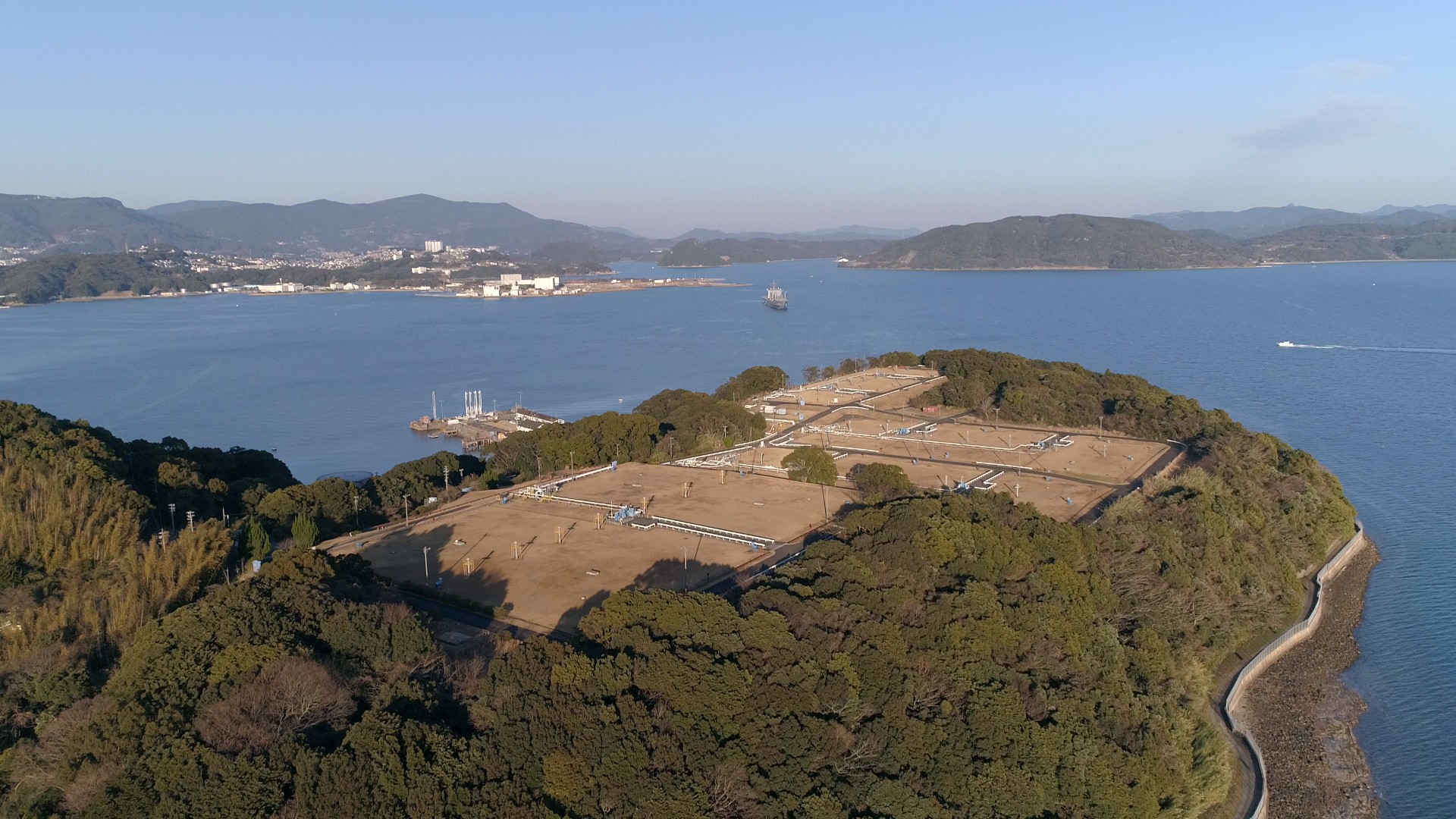 庵崎貯油所地下重油槽