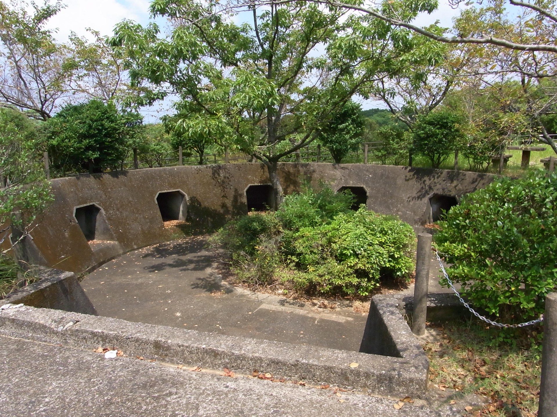 田島岳高射砲台跡（海軍防備隊、警備隊砲台群）