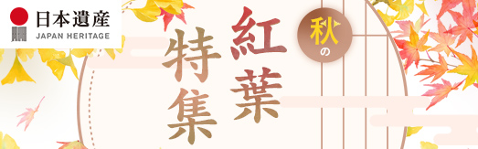 日本遺産　秋の紅葉特集