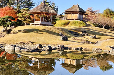 画像：国指定名勝「楽山園」