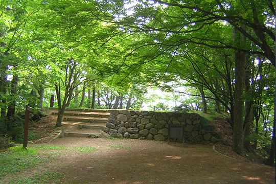 画像：高山城跡